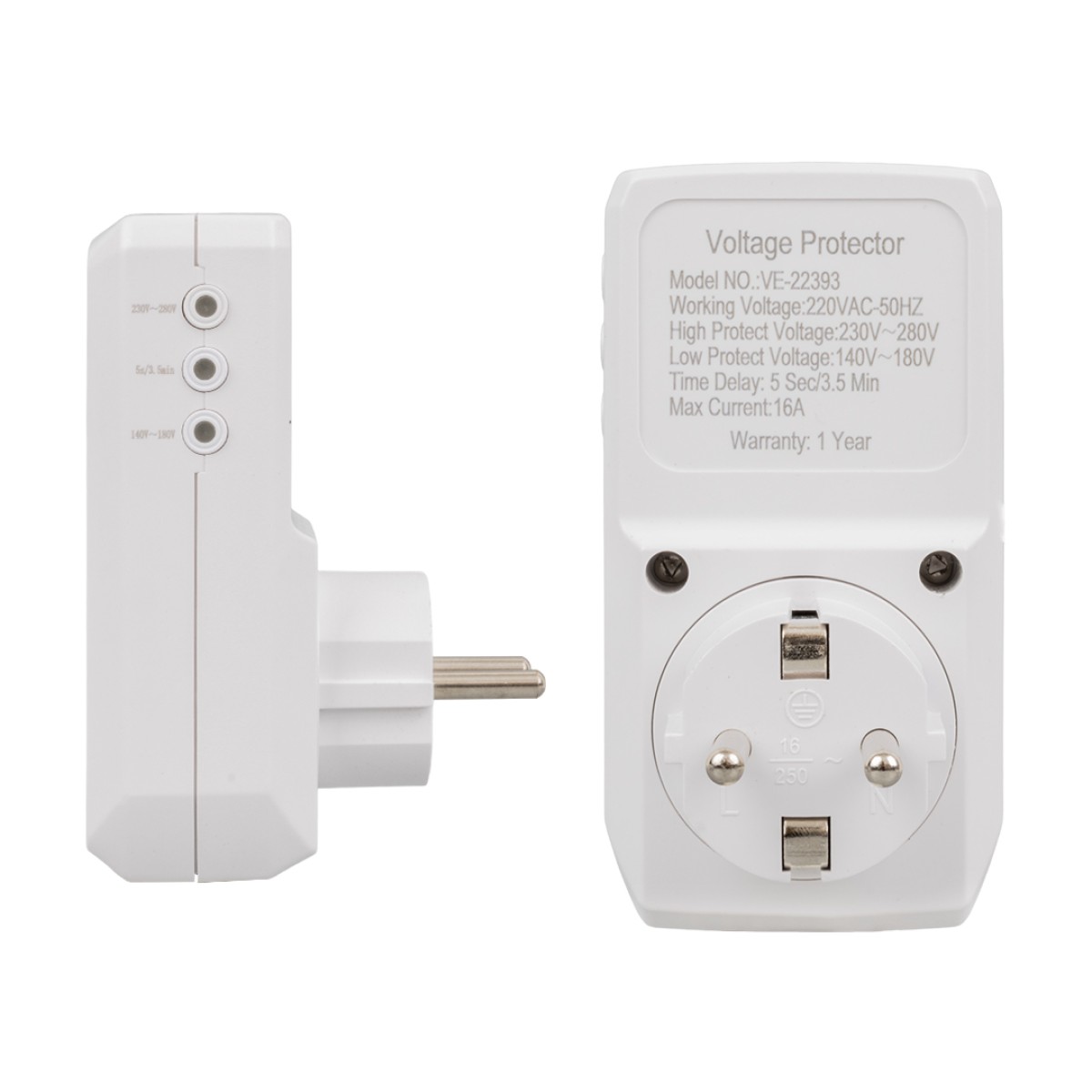 VEA VE-22393 16 Surge Protected Socket