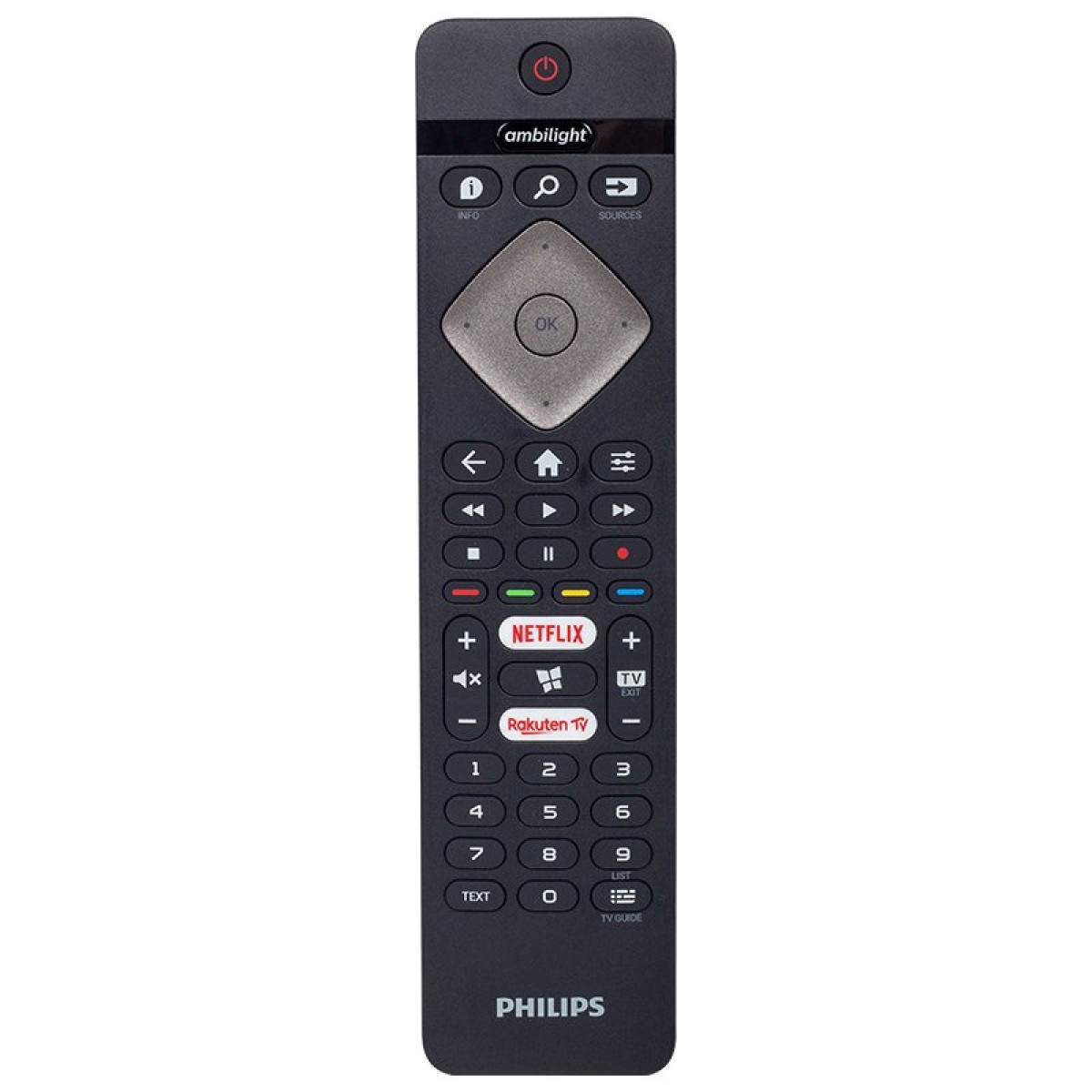 PHILIPS 43" AMBILIGHT NETFLIX & RAKUTEN TV REMOTE CONTROL