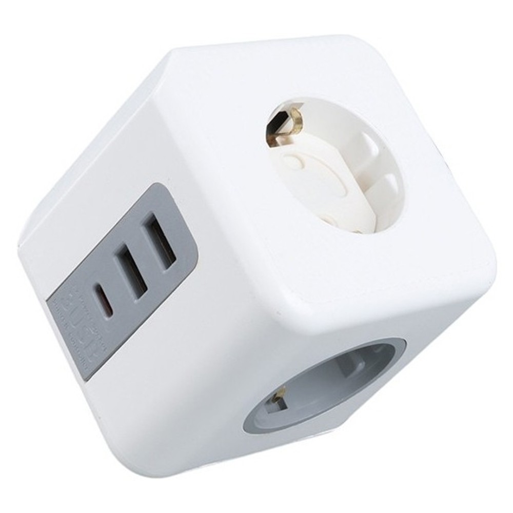 VEA VE-23089 ΠΟΛΥΠΡΙΖΟ 3 ΘΕΣΕΩΝ ΜΕ 3 USB