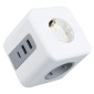 VEA VE-23089 ΠΟΛΥΠΡΙΖΟ 3 ΘΕΣΕΩΝ ΜΕ 3 USB