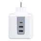 VEA VE-23089 ΠΟΛΥΠΡΙΖΟ 3 ΘΕΣΕΩΝ ΜΕ 3 USB