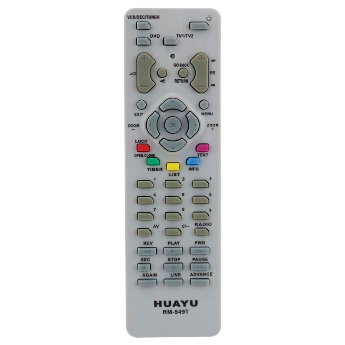 THOMSON RM-549T REMOTE CONTROL