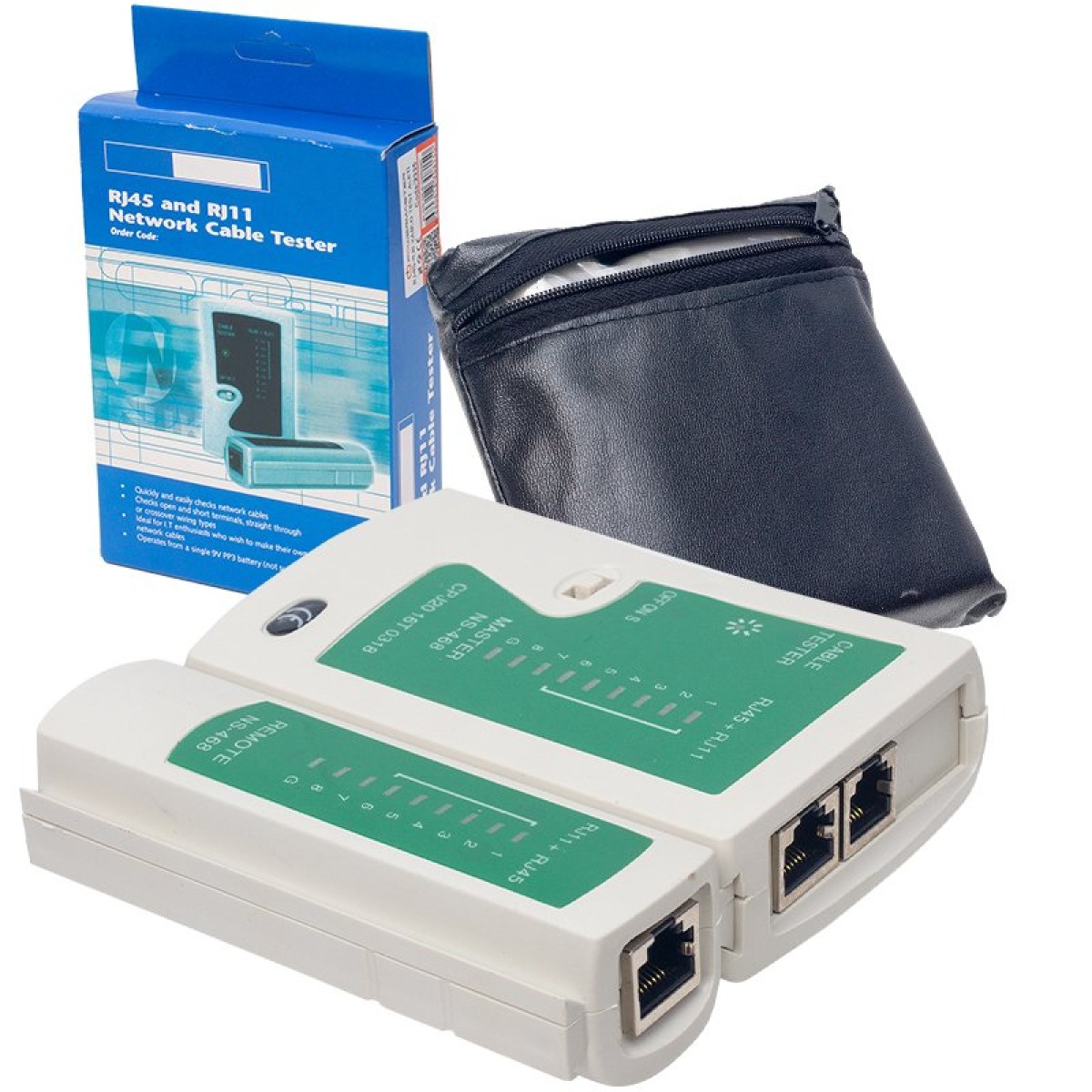 POWERMASTER PM-2335 RJ-45 RJ-11 Ethernet Cable Tester