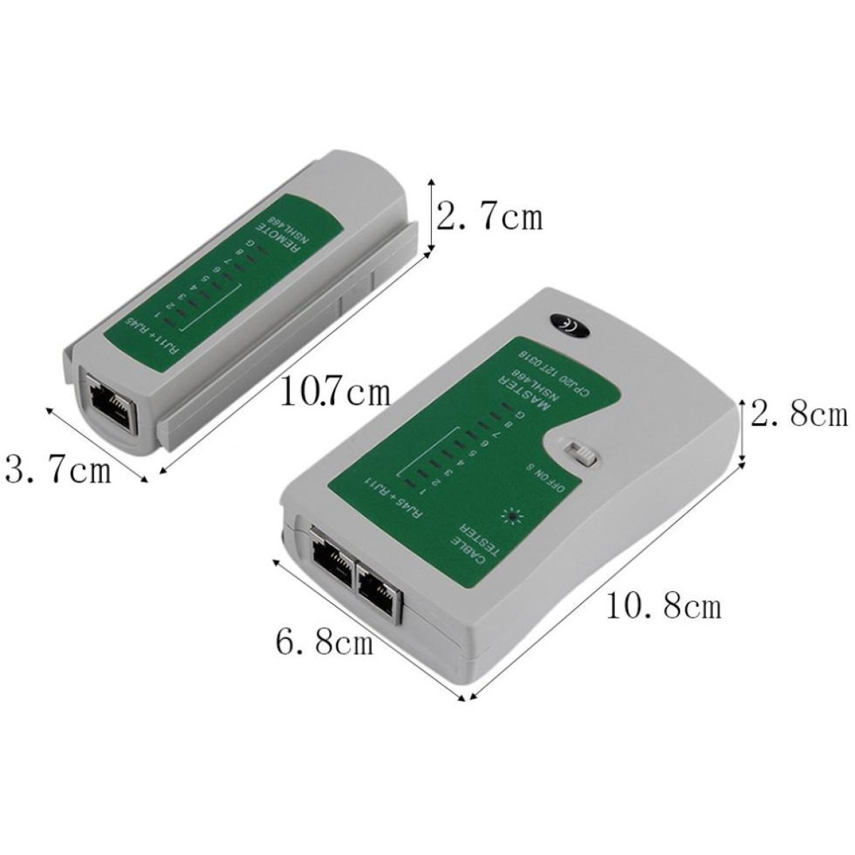 POWERMASTER PM-2335 RJ-45 RJ-11 Ethernet Cable Tester