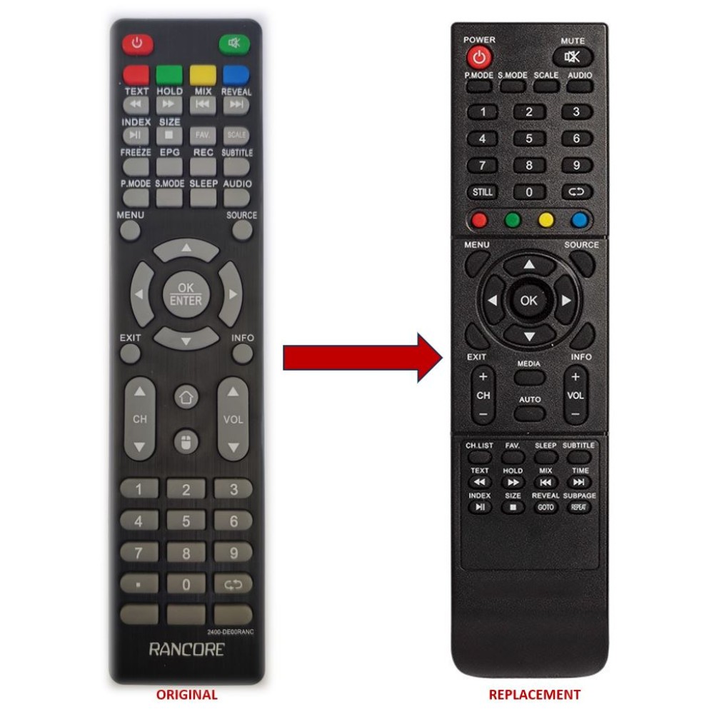 RANCORE SMART LED TV REPLACEMENT REMOTE CONTROL