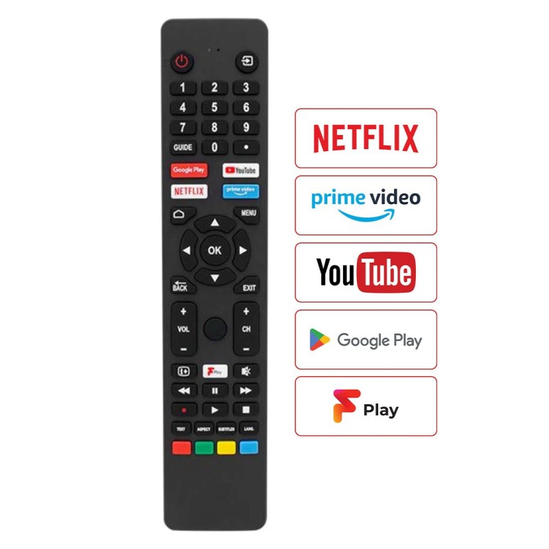 JVC RM-C3250 NETFLIX Google Play Τηλεχειριστήριο Τύπου ORIGINAL