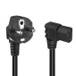 Καλώδιο Τροφοδοσίας TV & PC & Notebook C7 L-Type 3x0.75mm2 1.5m