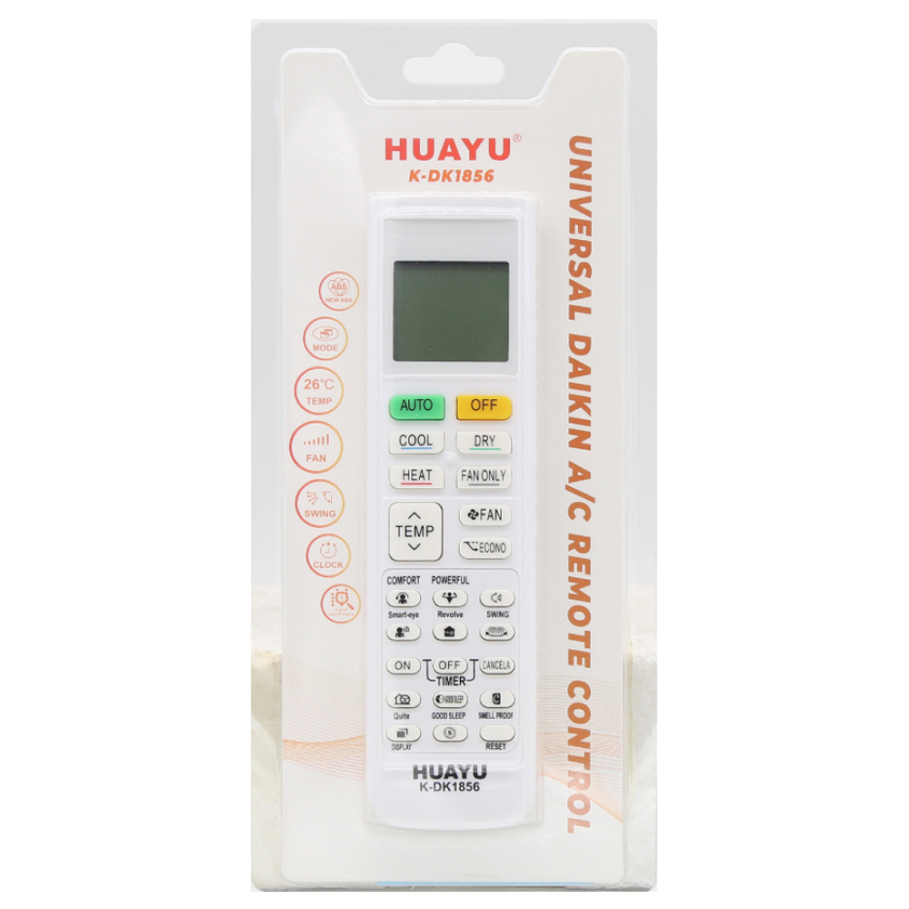 DAIKIN K-DK1856 A/C UNIVERSAL REMOTE CONTROL