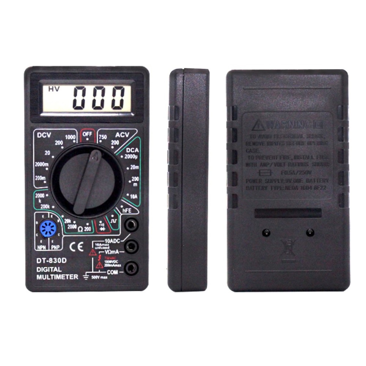 POWERMASTER DT-830D Ψηφιακό Πολύμετρο