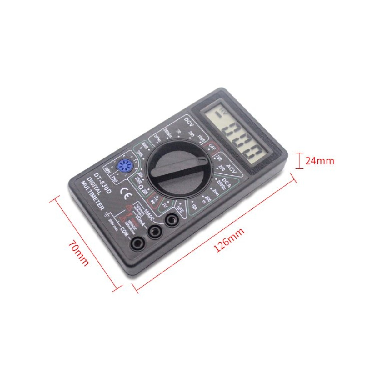 POWERMASTER DT-830D Ψηφιακό Πολύμετρο