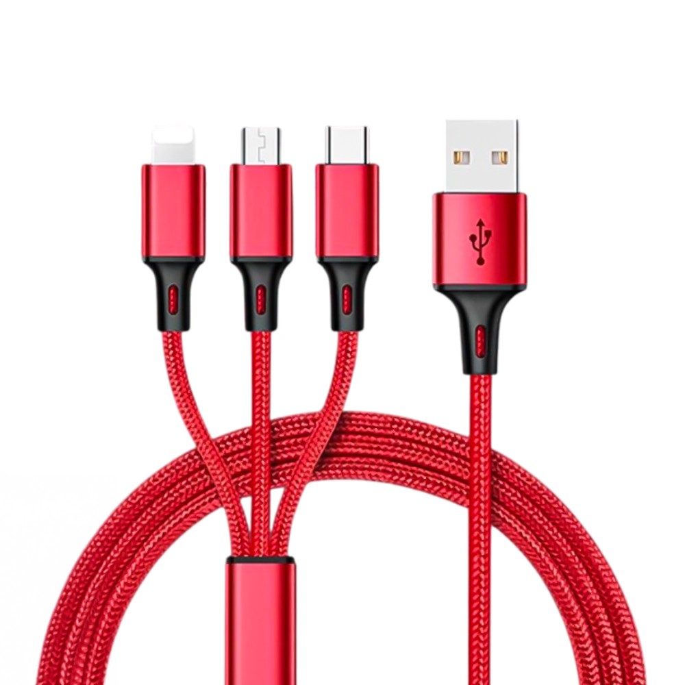 POWERMASTER CHARGE CABLE FOR IPHONE, SAMSUNG, ANDROID