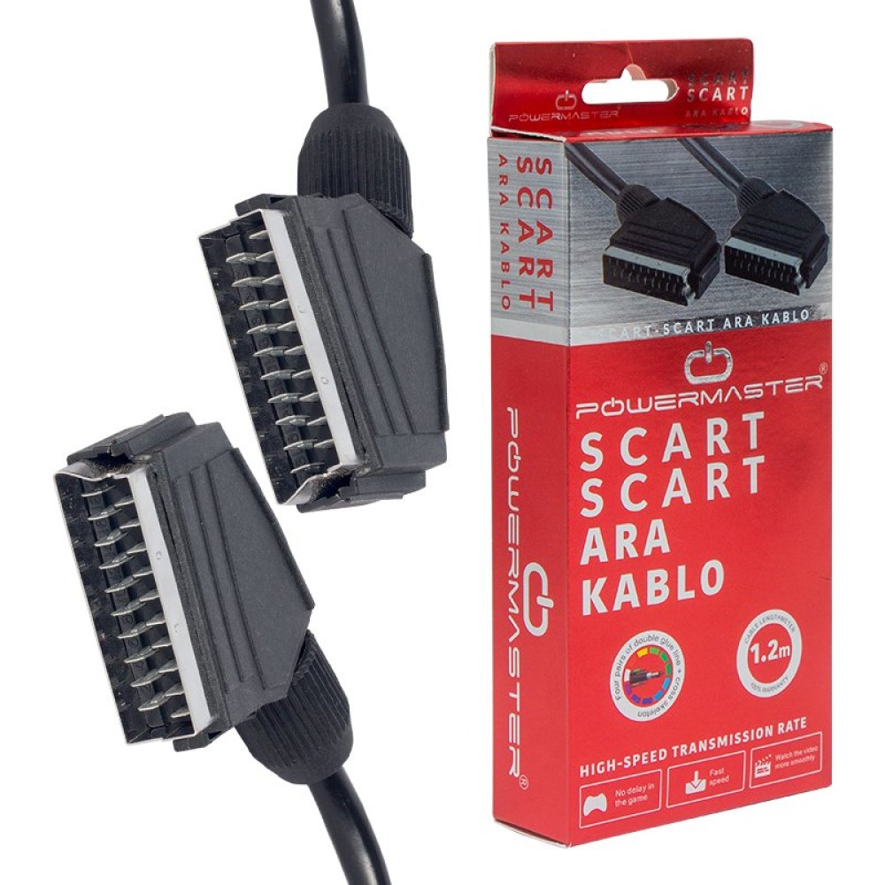 POWERMASTER SCART CABLE 1.2m