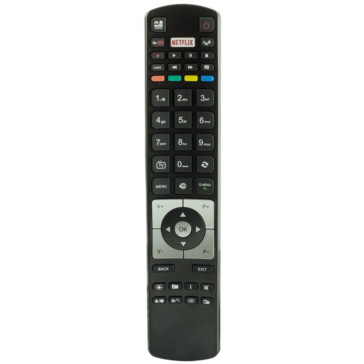 VESTEL REMOTE CONTROL NETFLIX & YOUTUBE RC5118