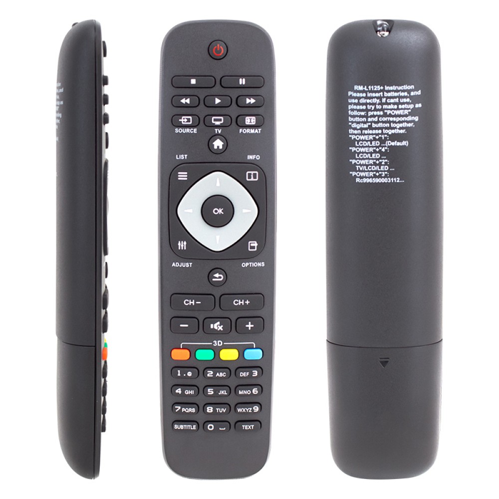 PHILIPS LCD/LED TV UNIVERSAL REMOTE CONTROL RM-L1225