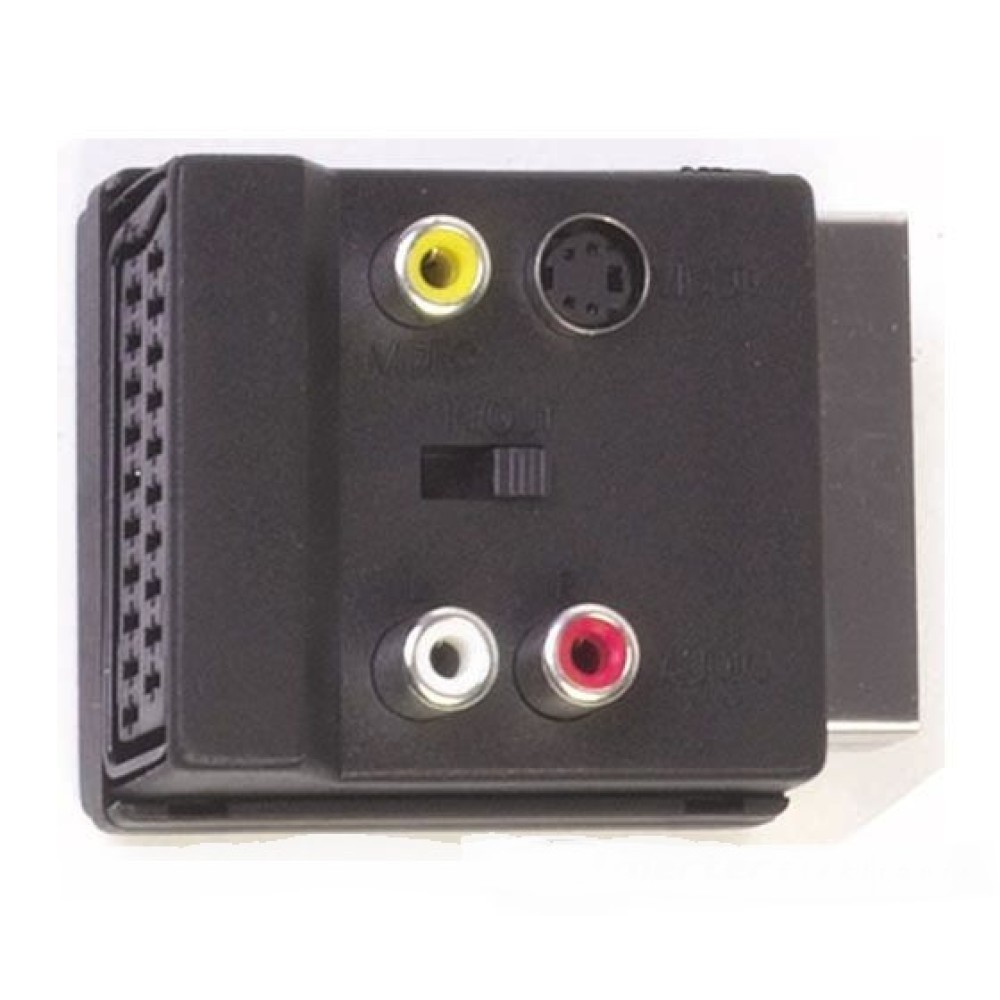 ADAPTOR SCART TO RCA IN/OUT