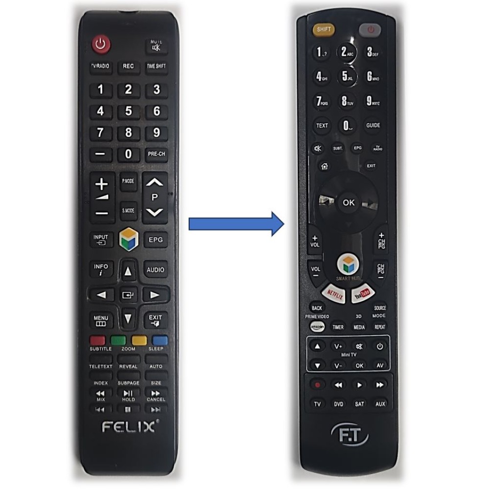 FELIX FXV-3217 REPLACEMENT REMOTE CONTROL