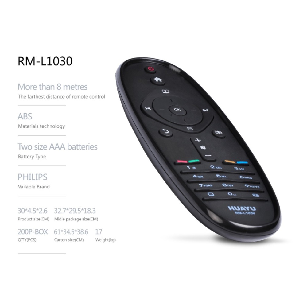 PHILIPS RM-L1030 REMOTE CONTROL LED TV