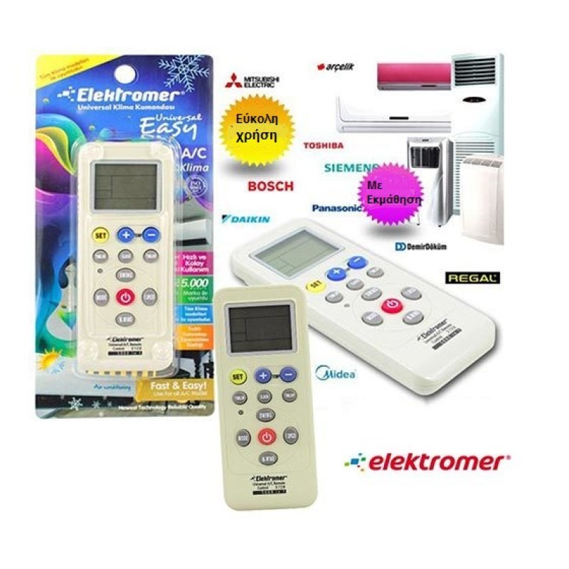 HUAYU K-1038E+L UNIVERSAL REMOTE CONTROL FOR AIR CONDITION