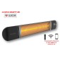 LUXEVA SMARTY-WL 2500W BLACK CARBON INFRARED HEATER WITH WI-FI