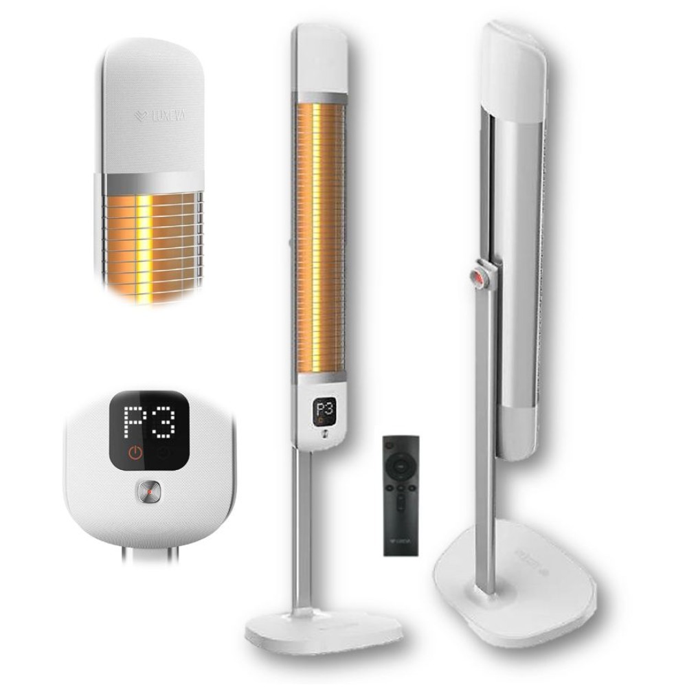 LUXEVA PRO-FR 2500W WHITE CARBON INFRARED HEATER