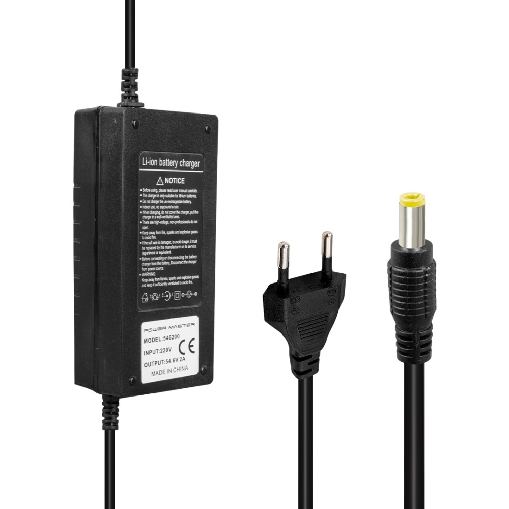 POWERMASTER 546200 BIKE CHARGER 54.6V/2A