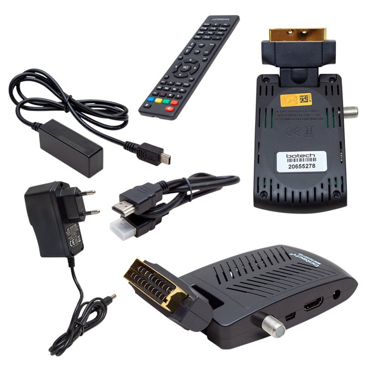BOTECH MINI SCART + HDMI HD RECEIVER