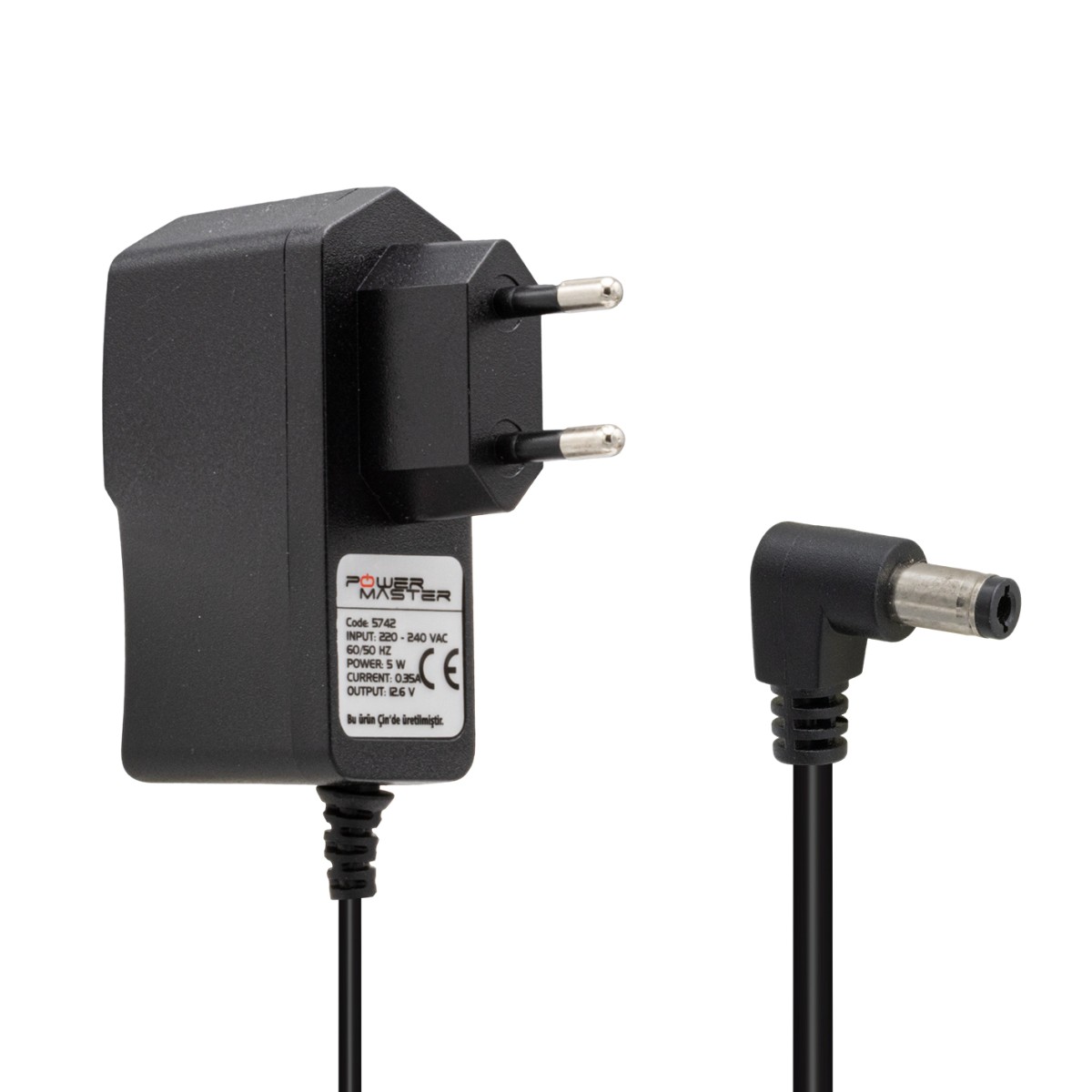 POWERMASTER PM-5742 12.6V 0.35A 5.5x2.5mm Φορτιστής SENAO