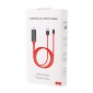 POWERMASTER PM-6020 Lightning To HDMI + USB Converter Cable 2m