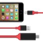 POWERMASTER PM-6020 Lightning To HDMI + USB Converter Cable 2m