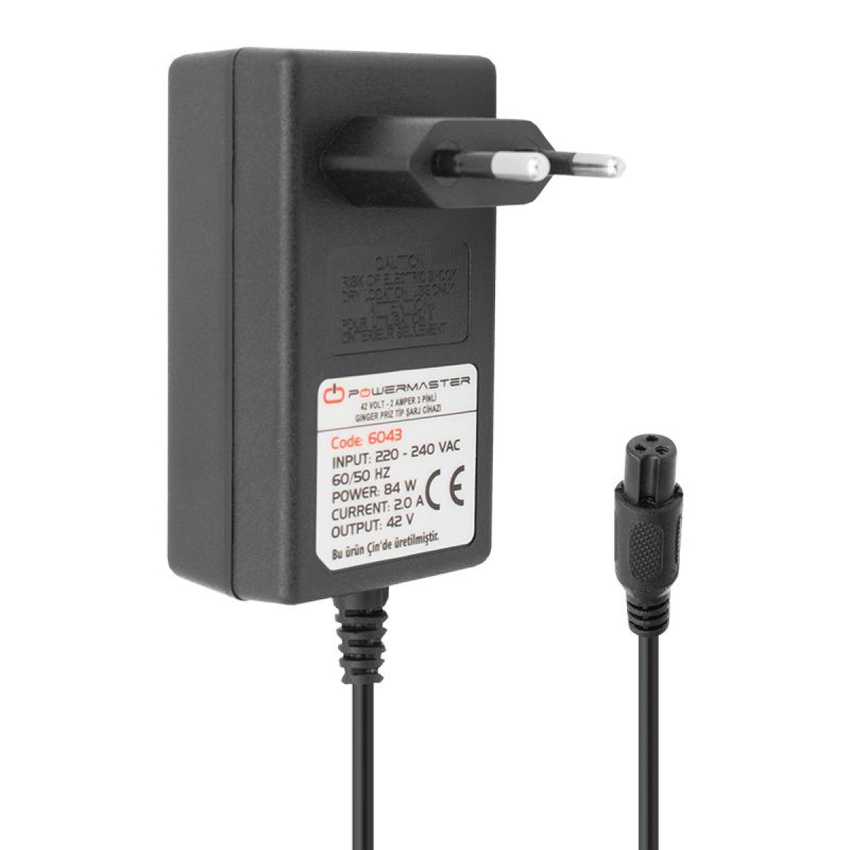 POWERMASTER PM-6043 42V/2A Φορτιστής GINGER