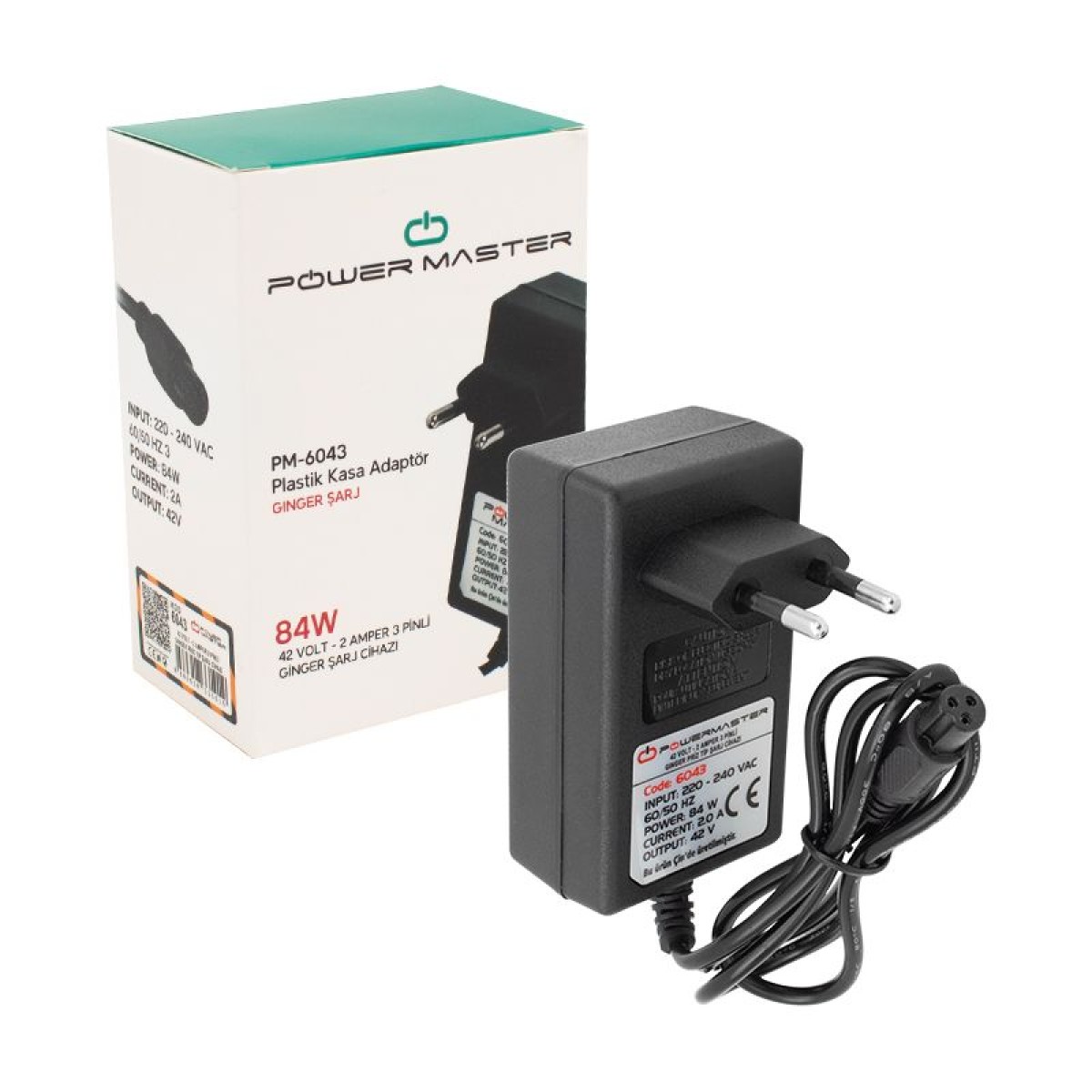 POWERMASTER PM-6043 42V/2A Φορτιστής GINGER