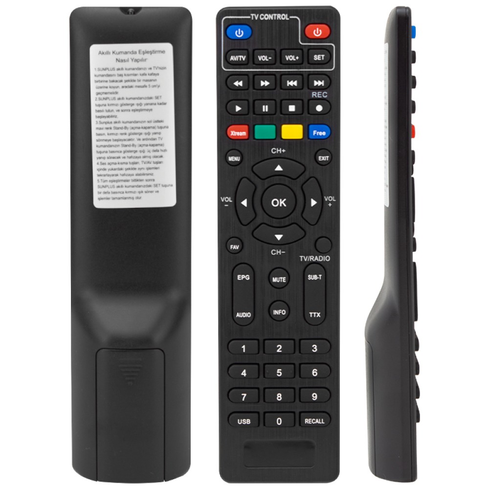 SUNGATE, SUNPLUS, ASTRA, FULL HD REMOTE CONTROL