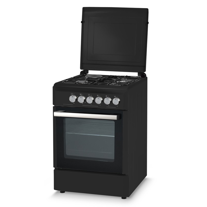 KUMTEL 60SGF31FB 3+1 TURBO BLACK OVEN