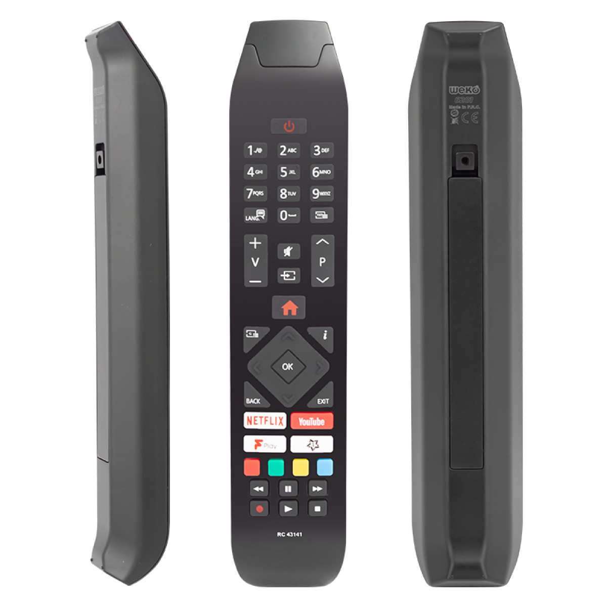 VESTEL, HITACHI LED TV REMOTE CONTROL A3 43141