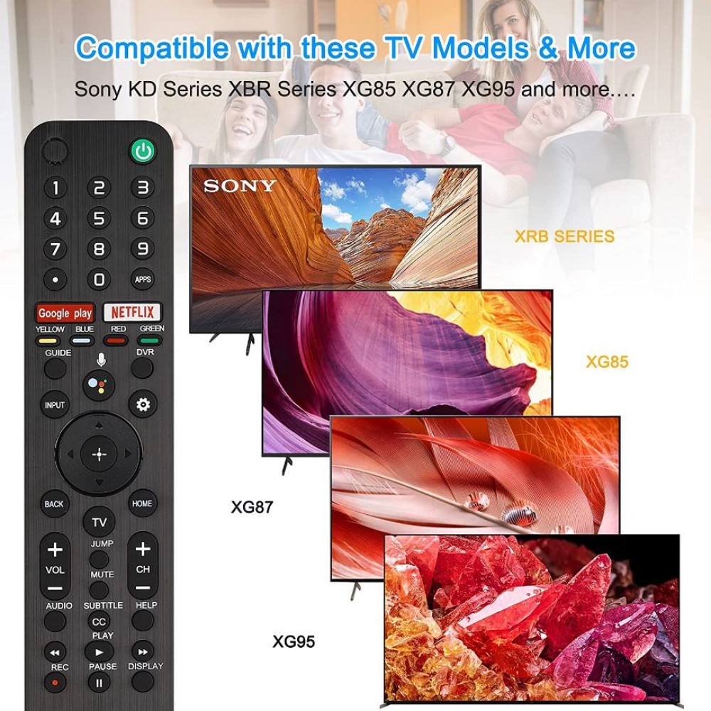 SONY RMF-TX500U SMART TV + VOICE REMOTE CONTROL