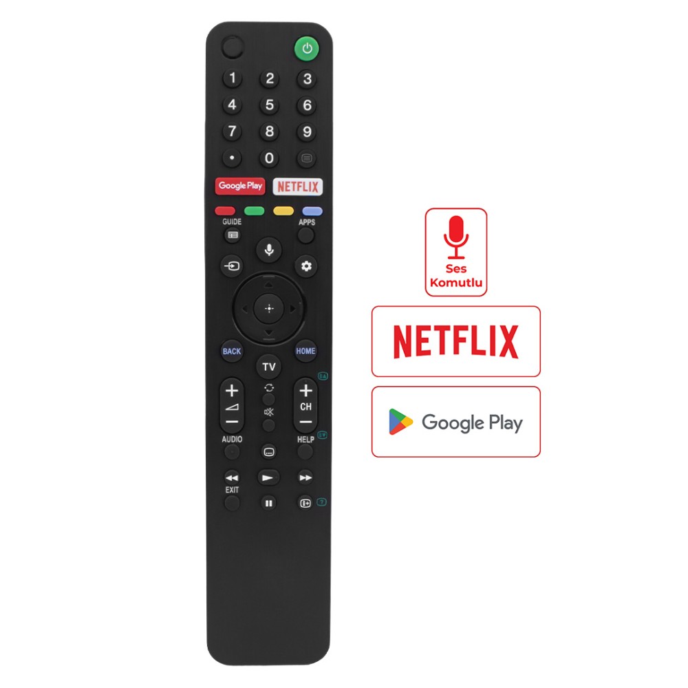 SONY RMF-TX500P SMART TV + VOICE REMOTE CONTROL