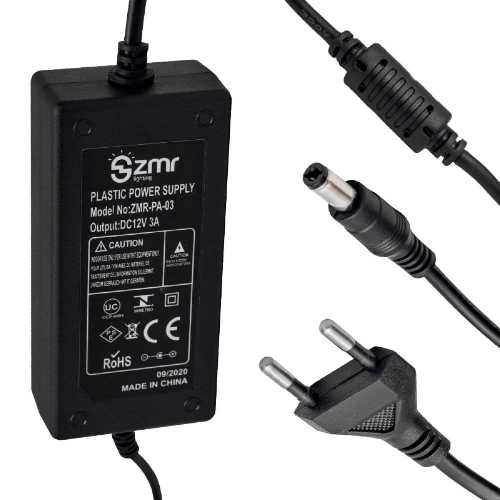 ZMR PA-03 POWER SUPPLY 12V 3A