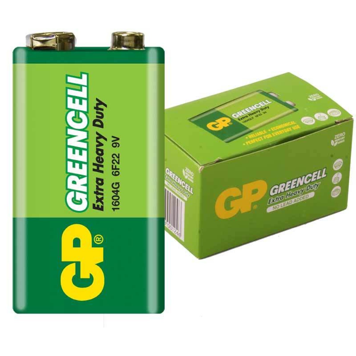GP 9V BATTERY 10PCS