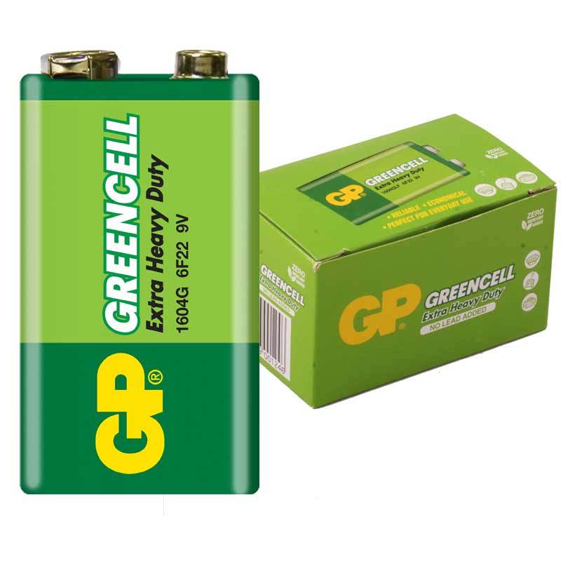 GP 9V BATTERY 10PCS