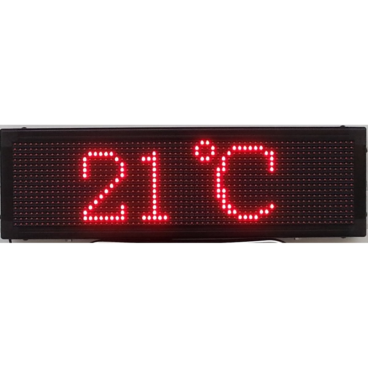 ΔΙΑΦΗΜΗΣΤΙΚΗ ΠΙΝΑΚΙΔΑ LED 64x16 ΚΟΚΚΙΝΗ ΔΙΠΛΗΣ ΟΨΗΣ