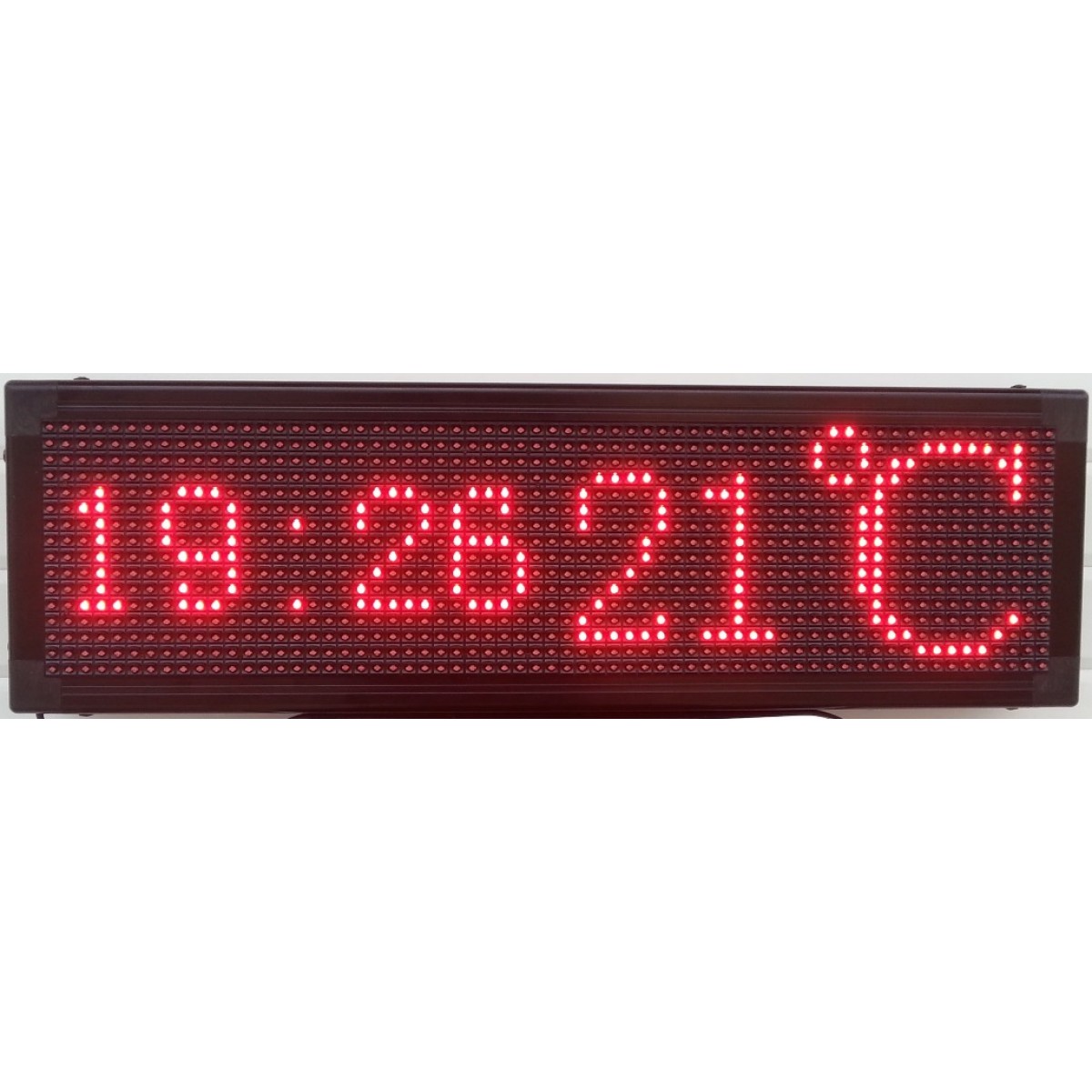 ΔΙΑΦΗΜΗΣΤΙΚΗ ΠΙΝΑΚΙΔΑ LED 64x16 ΚΟΚΚΙΝΗ ΔΙΠΛΗΣ ΟΨΗΣ