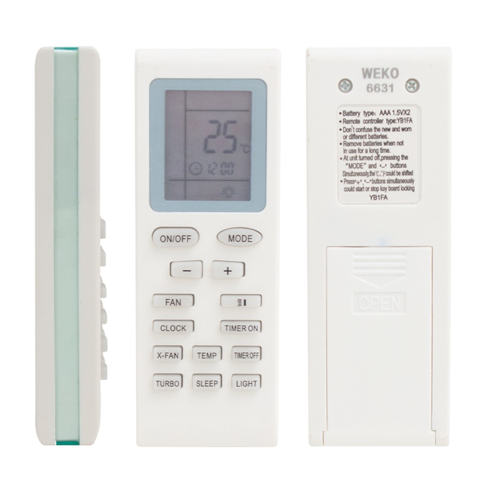 GREE SINCLAIR YB1FA A/C Remote Control