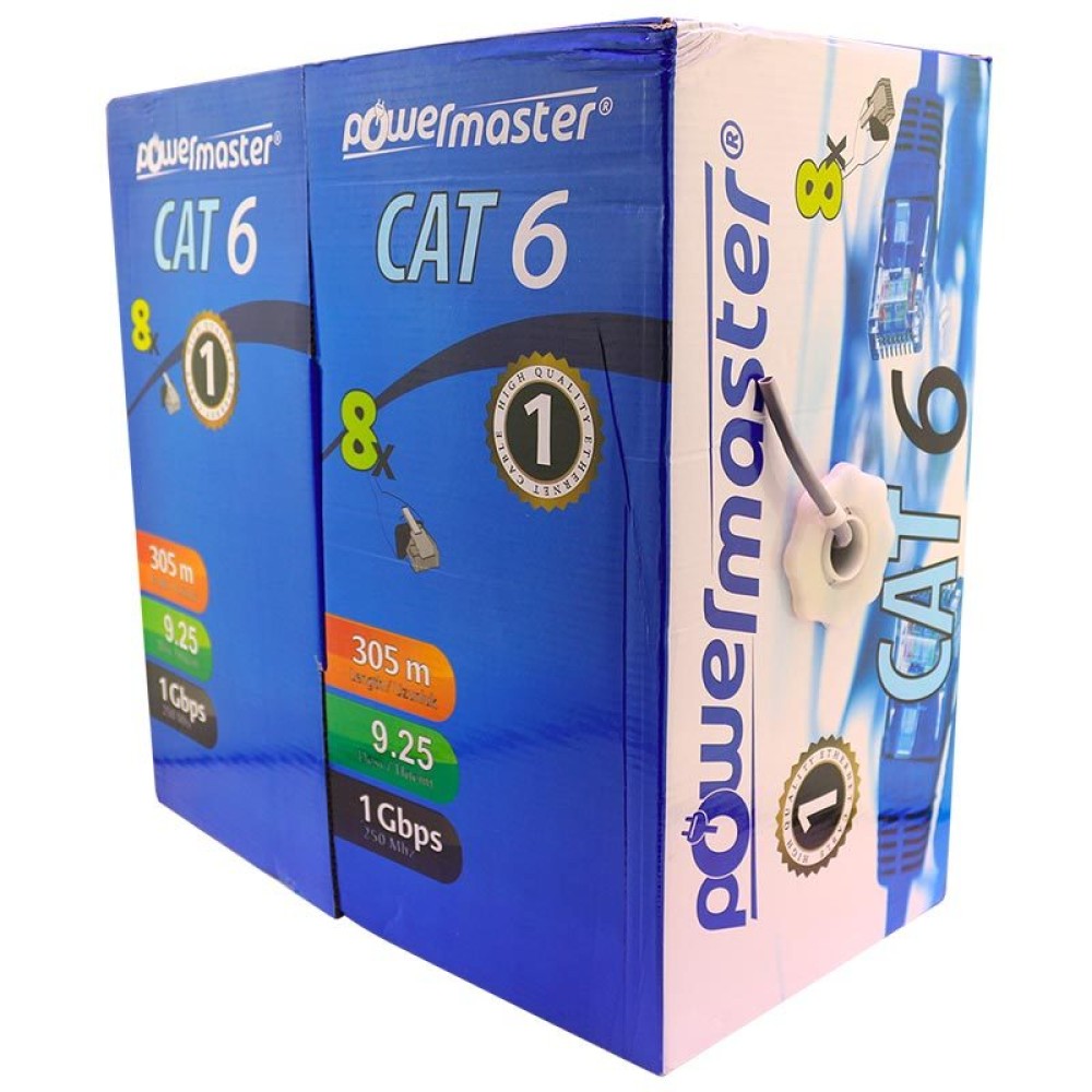 POWERMASTER CAT6 ETHERTET CABLE 305M.