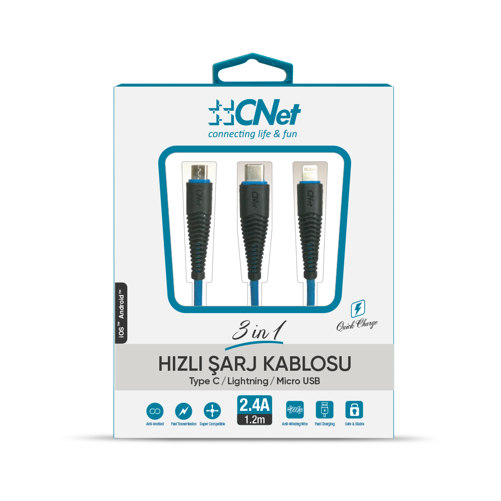 CNet CUCA301 3X1 USB CHARGER