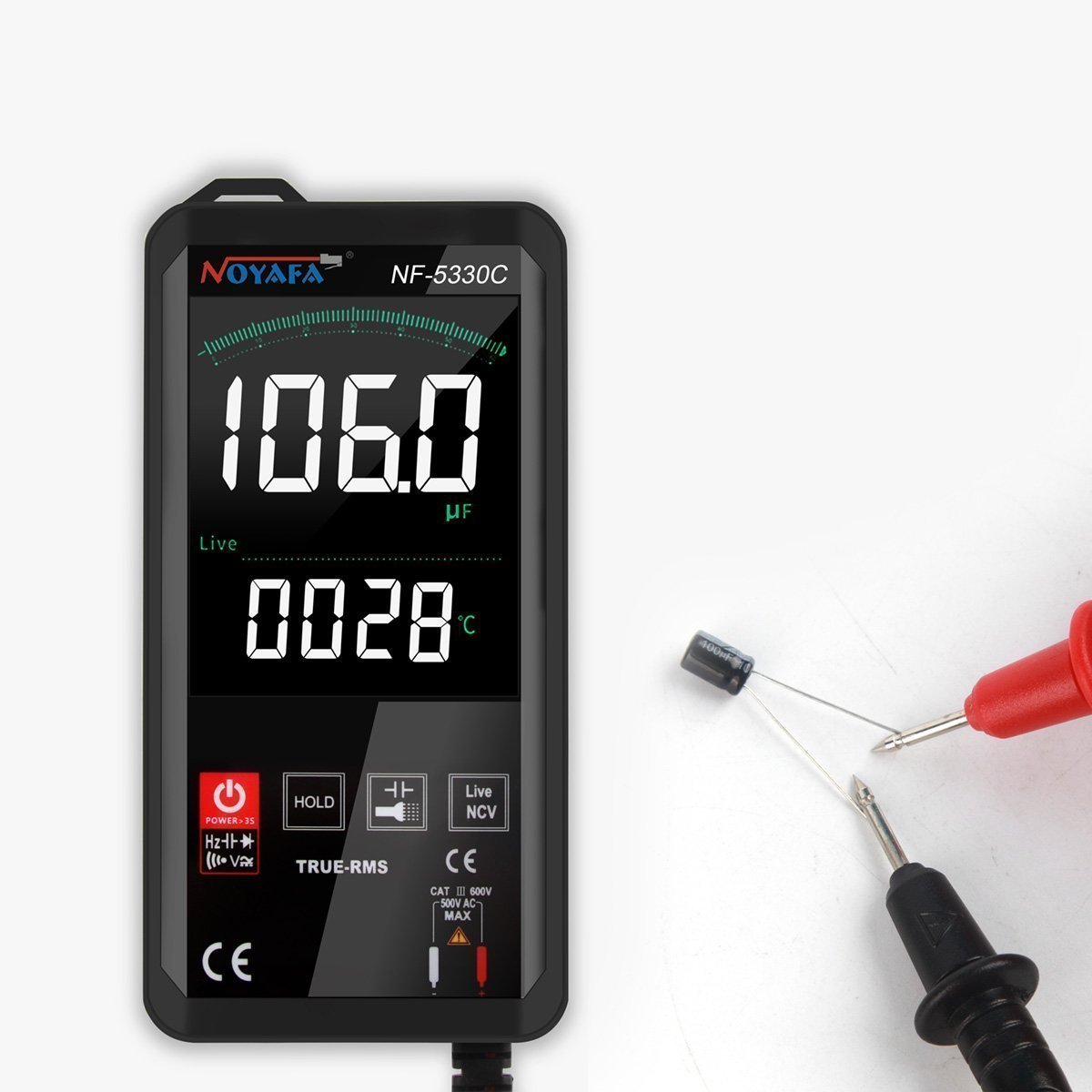 NOYAFA NF-5330C Ψηφιακό Πολύμετρο True RMS