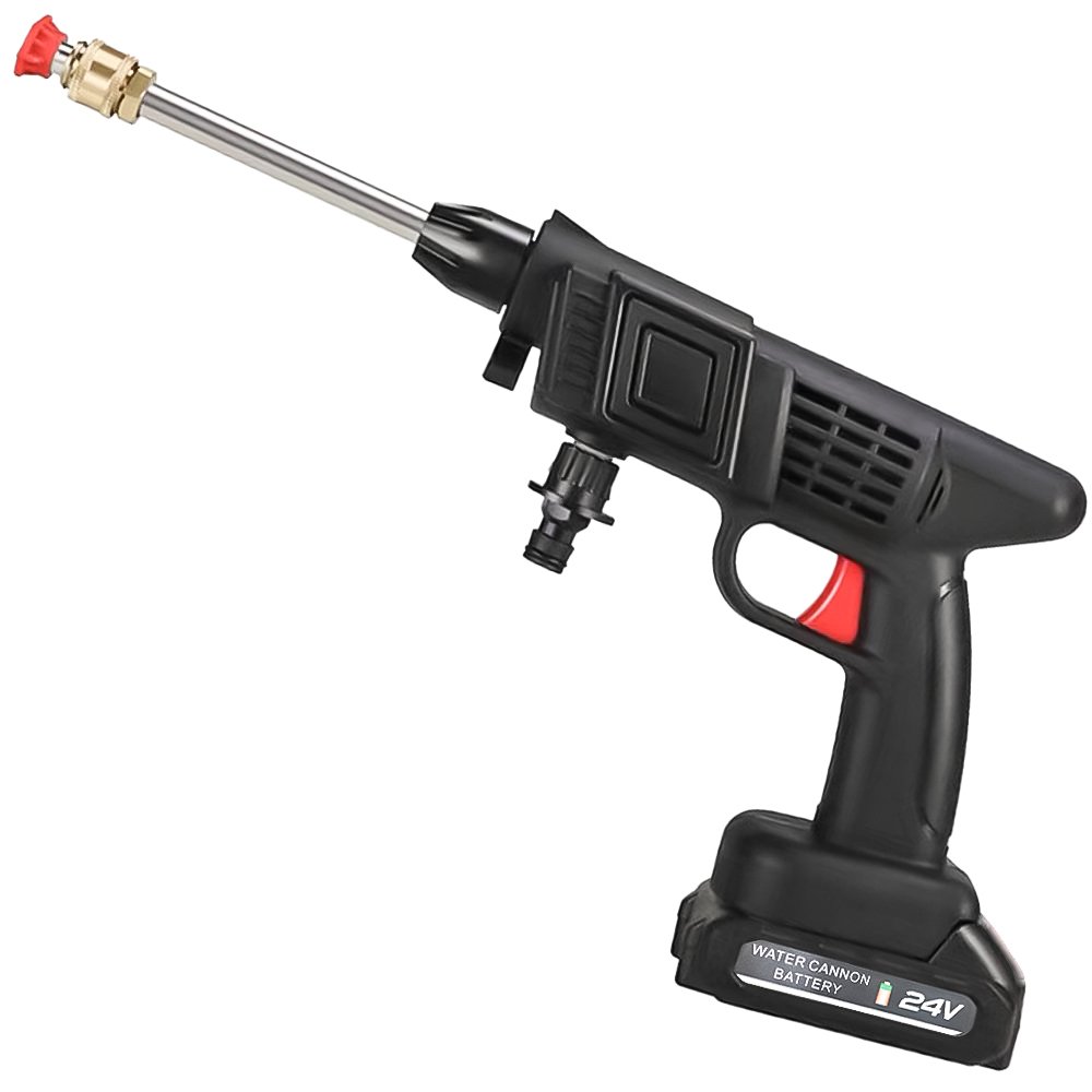 POWERMASTER PM-7728 Φορητό Πιεστικό Πλυστικό Μπαταρίας με Πίεση 30bar
