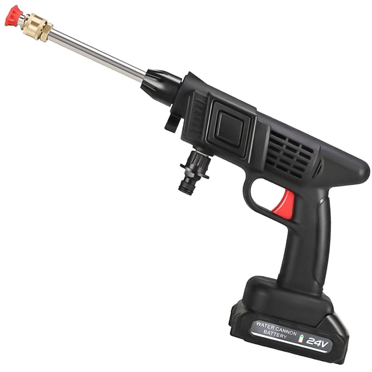 POWERMASTER PM-7728 Φορητό Πιεστικό Πλυστικό Μπαταρίας με Πίεση 30bar