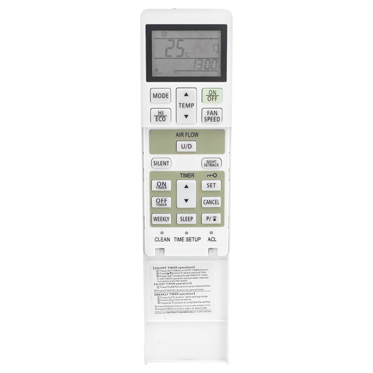 MITSUBISHI RLA502A700S A/C Remote Control