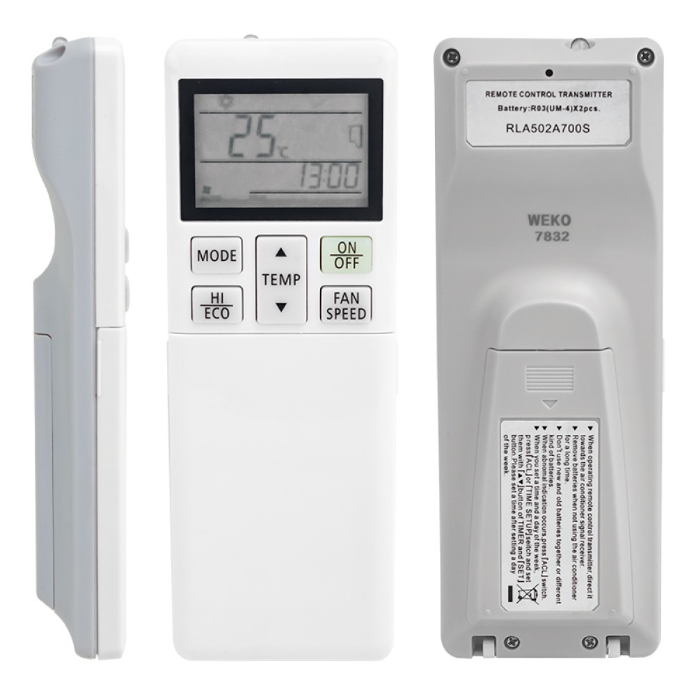MITSUBISHI RLA502A700S A/C Remote Control