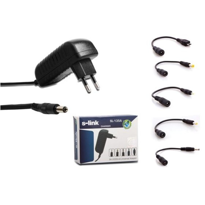 S-LINK SL135A 9V2A 5 SOCKET ADAPTOR